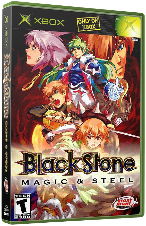 Black Stone - Magic and Steel Used Microsoft XBOX Original Video Game