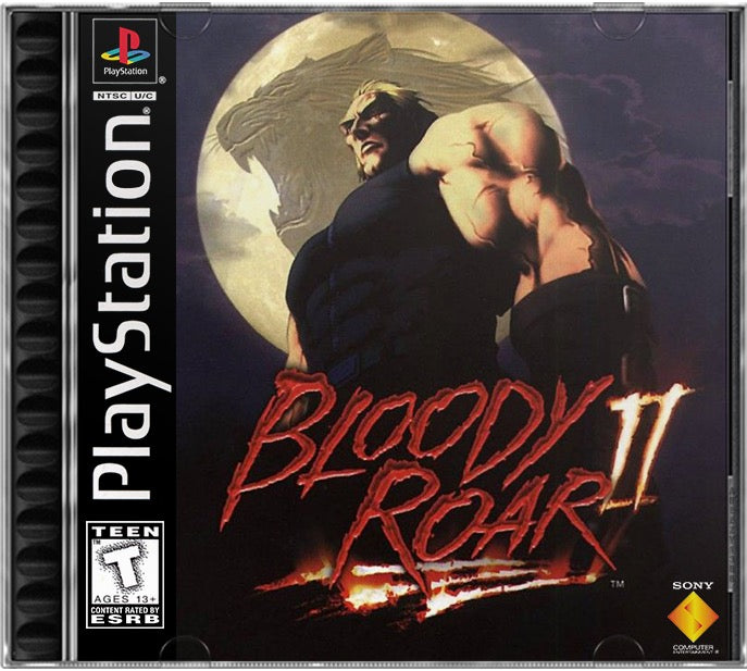 Bloody Roar II PS1 Sony Playstation 1 Used Video Game