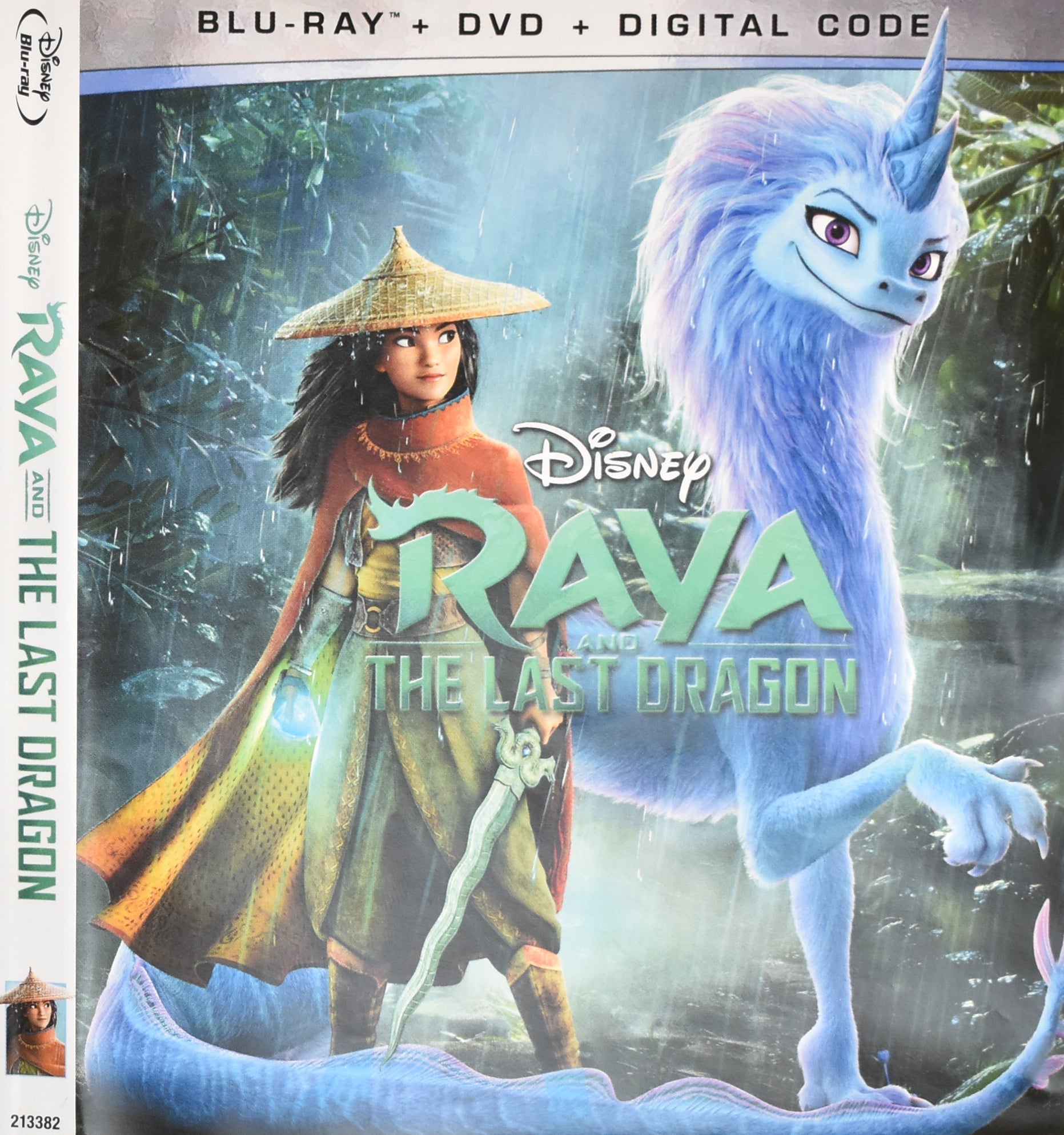 Raya The Last Dragon Dvd Movie Used Blu Ray