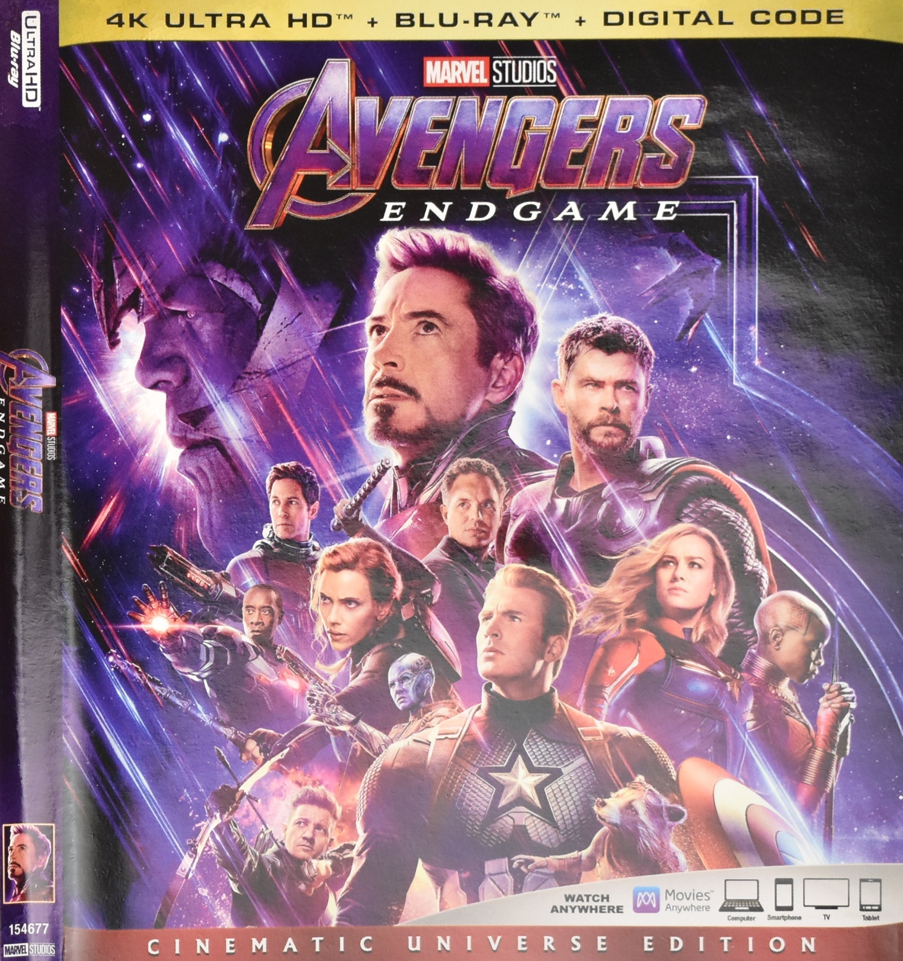 Avengers End Game Dvd Movie Used Blu Ray Marvel