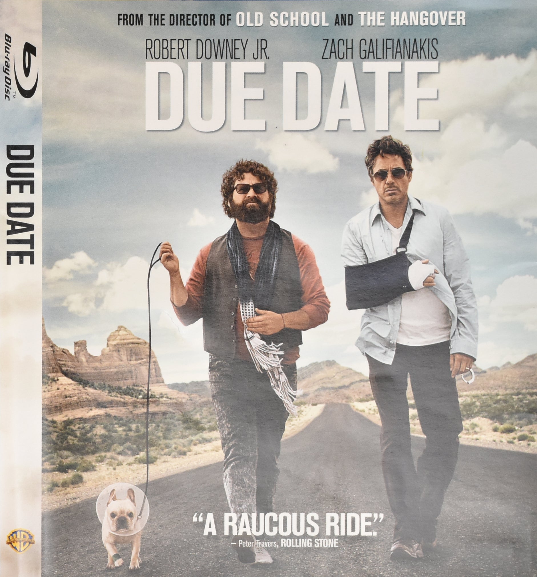 Due Date Dvd Movie Used Blu Ray