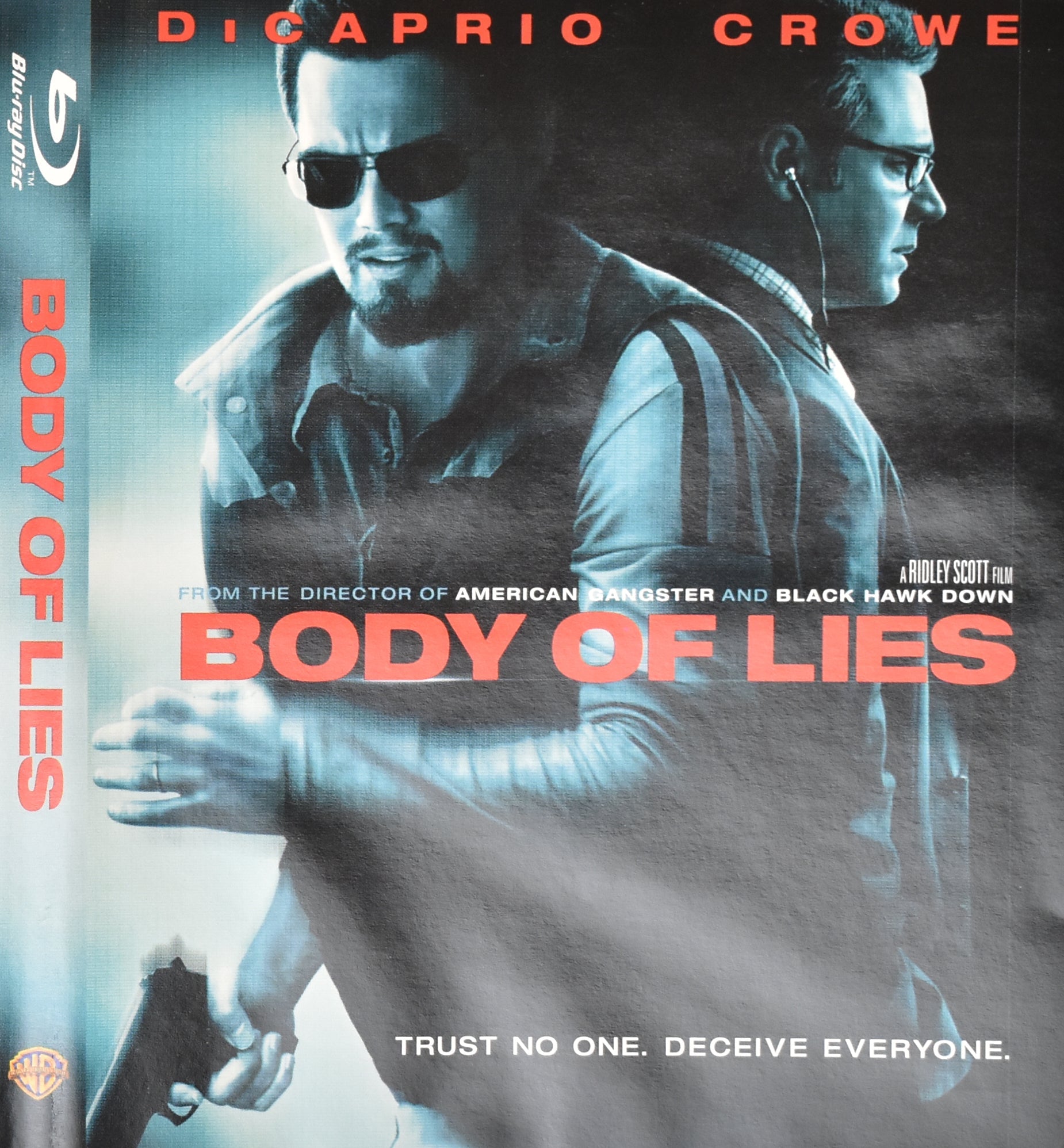 Body of Lies DiCaprio Crowe Dvd Movie Used Blu Ray
