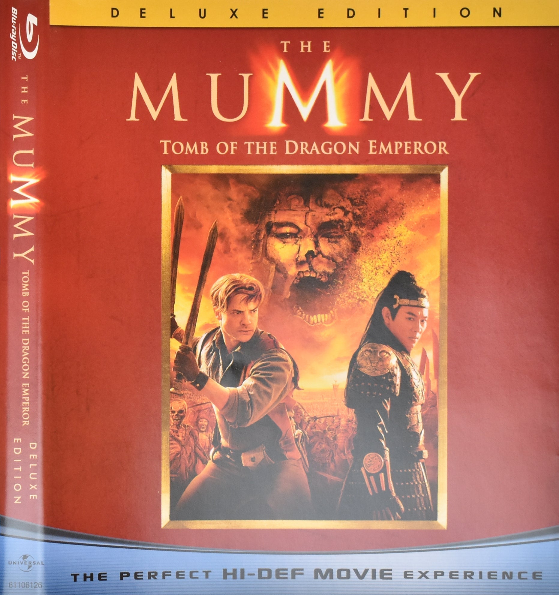 The Mummy Tomb of the Dragon Emperor Dvd Movie Used Blu Ray