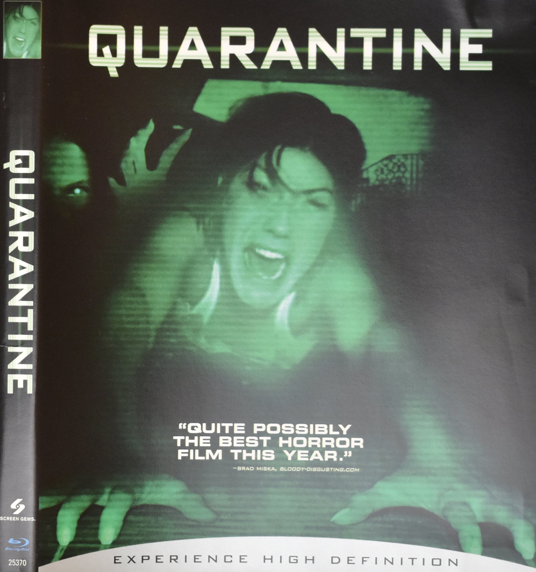 Quarantine Dvd Movie Used Blu Ray