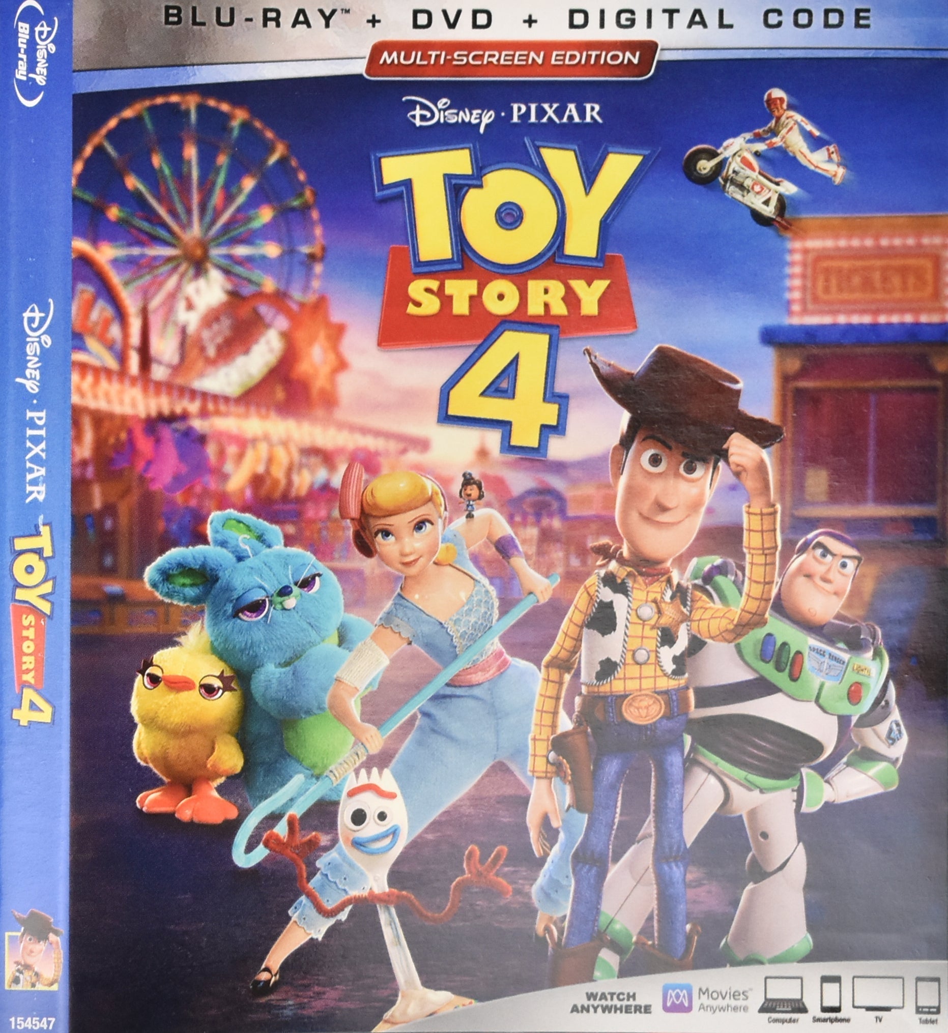 Toy Story 4 Dvd Movie Used Blu Ray Disney