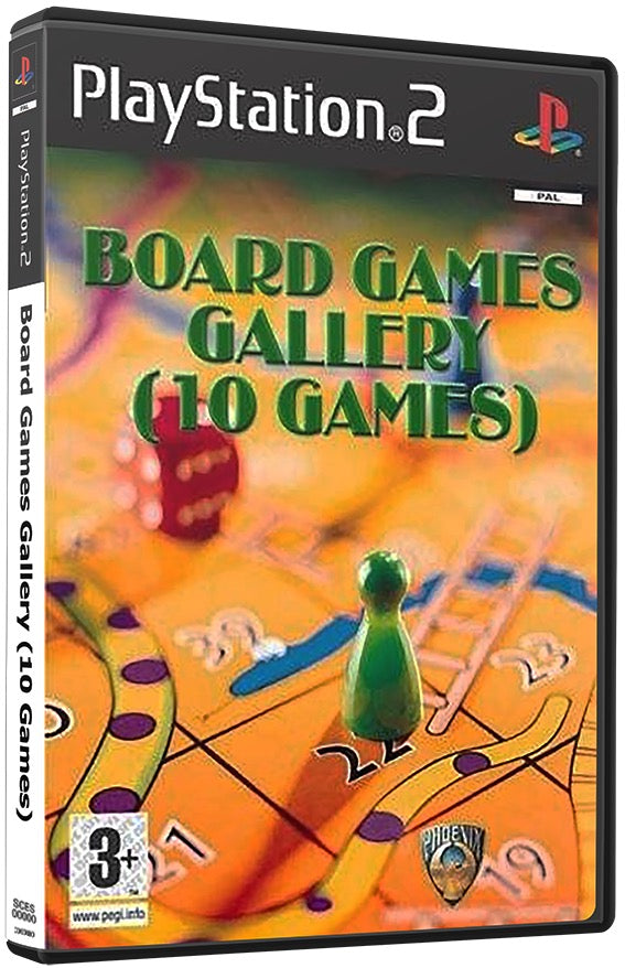Board Games Gallery 10 Games PS2 Sony Playstation 2 Used Video Game PS2