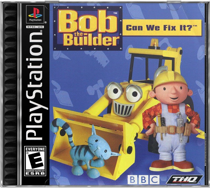 Bob the Builder - Can We Fix It PS1 Sony Playstation 1 Used Video Game