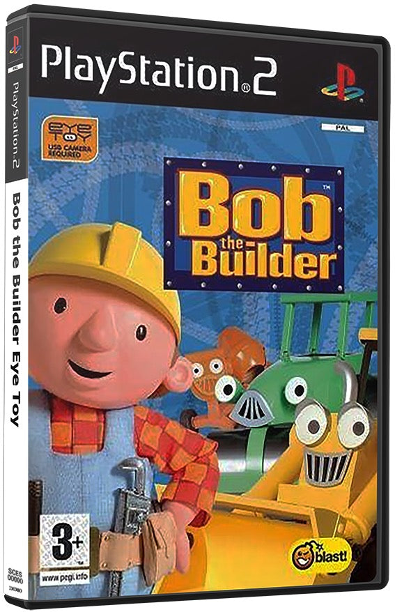 Bob the Builder Eye Toy PS2 Sony Playstation 2 Used Video Game PS2