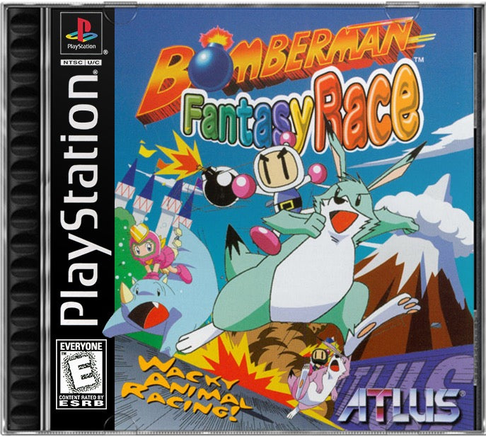 Bomberman Fantasy Race PS1 Sony Playstation 1 Used Video Game