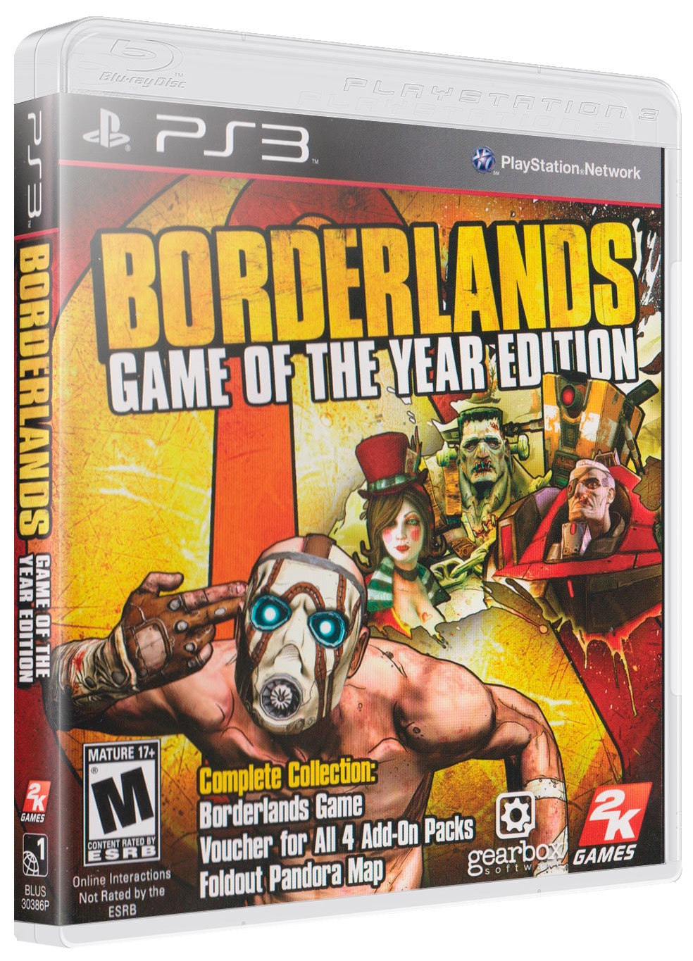 Borderlands Game Of The Year Edition PS3 Sony Playstation 3 Used Video Game