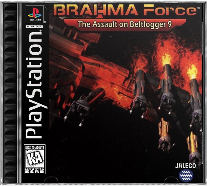 Brahma Force - The Assault on Beltlogger 9 PS1 Sony Playstation 1 Used Video Game