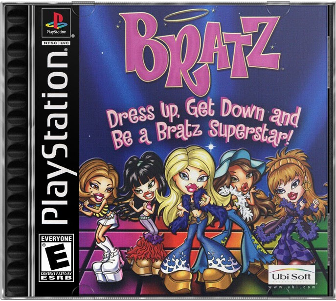 Bratz - Dress Up, Get Down and Be a Bratz Superstar! PS1 Sony Playstation 1 Used Video Game