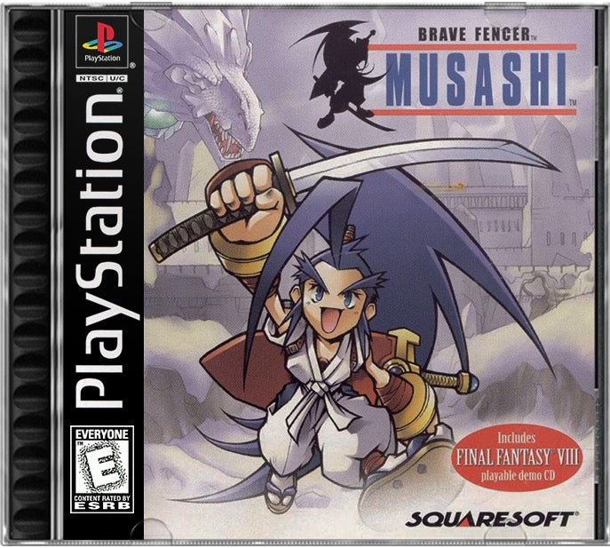 Brave Fencer Musashi PS1 Sony Playstation 1 Used Video Game