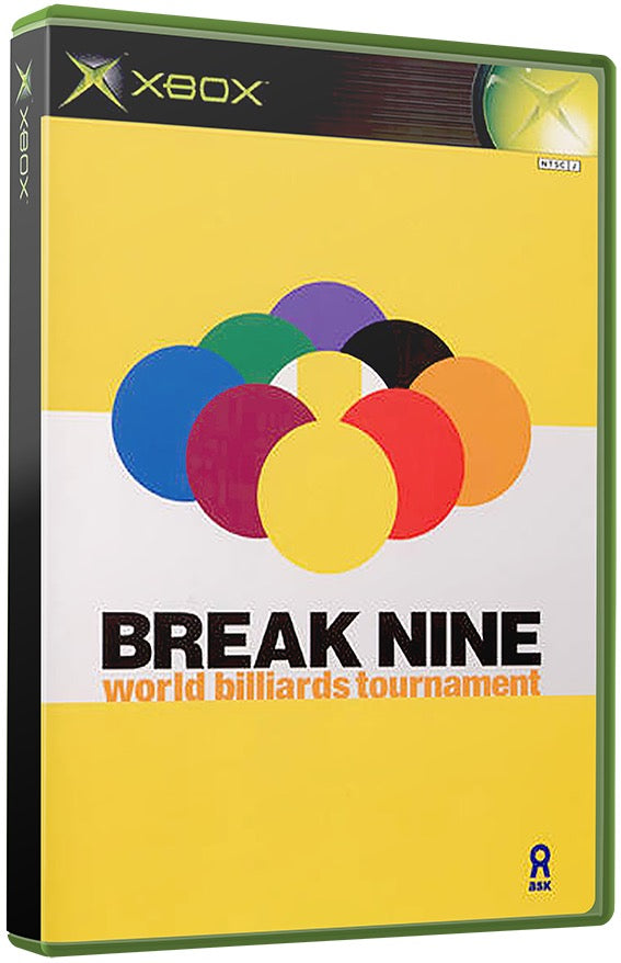 Break Nine - World Billiards Tournament (Japan) Microsoft XBOX Original Video Game