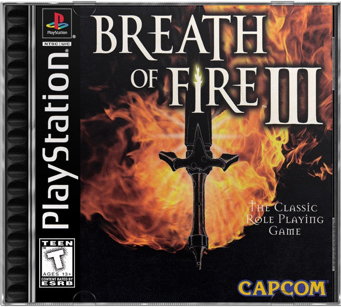 Breath of Fire III PS1 Sony Playstation 1 Used Video Game