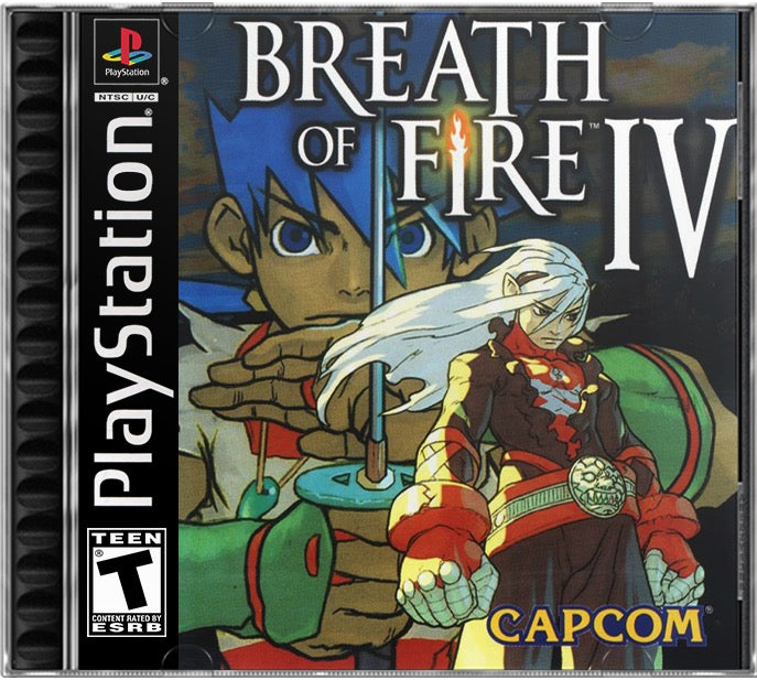 Breath of Fire IV PS1 Sony Playstation 1 Used Video Game