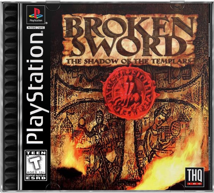 Broken Sword - The Shadow of the Templars PS1 Sony Playstation 1 Used Video Game