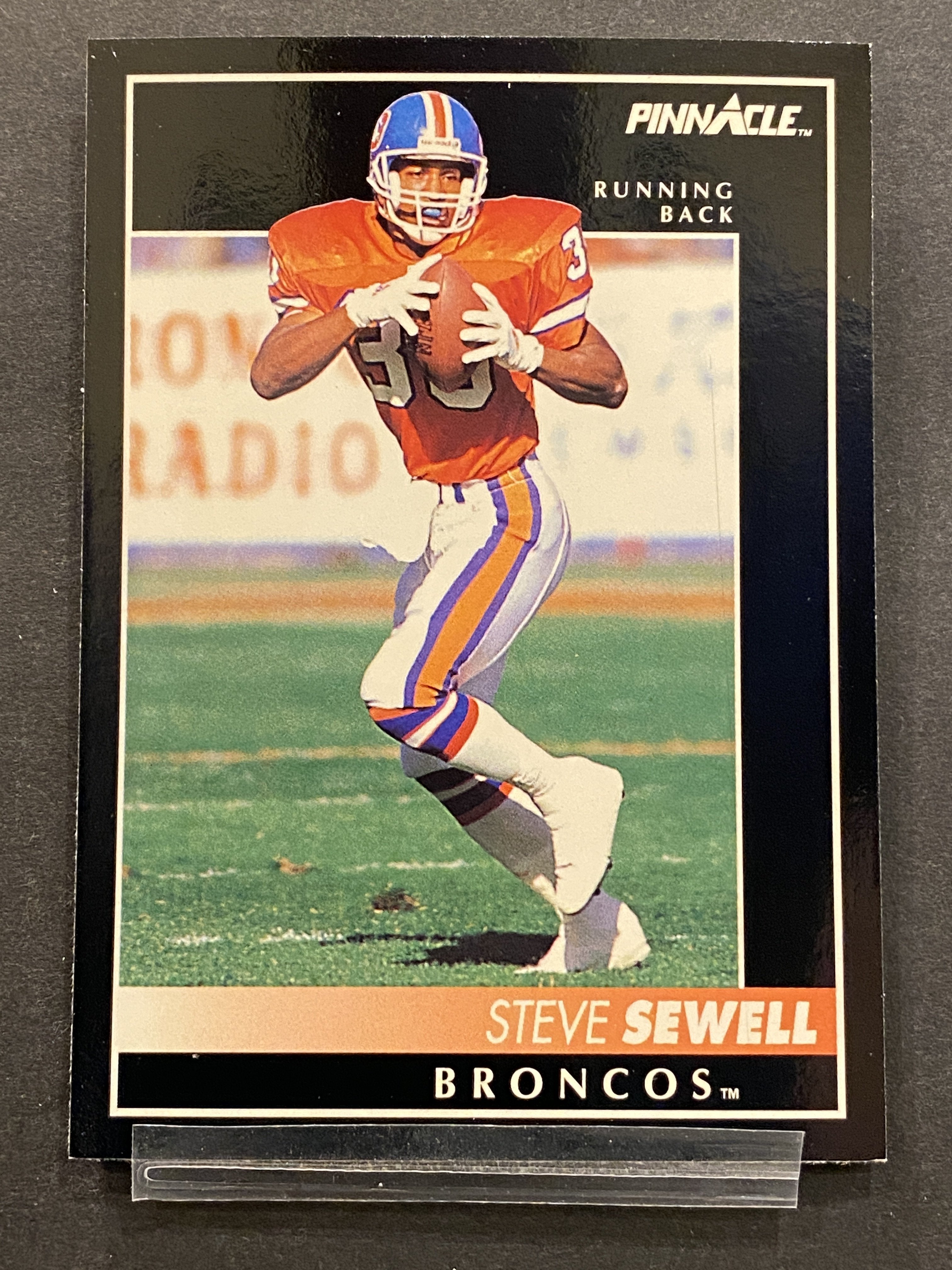 Steve Sewell Pinnacle Football Card Denver Broncos