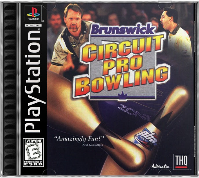 Brunswick Circuit Pro Bowling PS1 Sony Playstation 1 Used Video Game