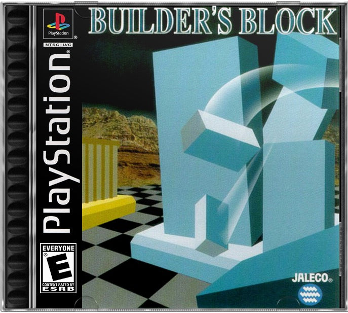 Builder's Block PS1 Sony Playstation 1 Used Video Game