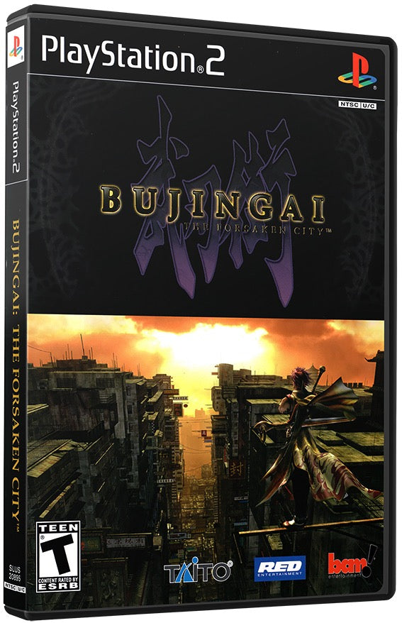 Bujingai - The Forsaken City PS2 Sony Playstation 2 Used Video Game PS2