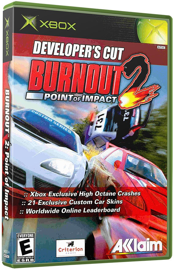 Burnout 2 - Point of Impact Used Microsoft XBOX Original Video Game