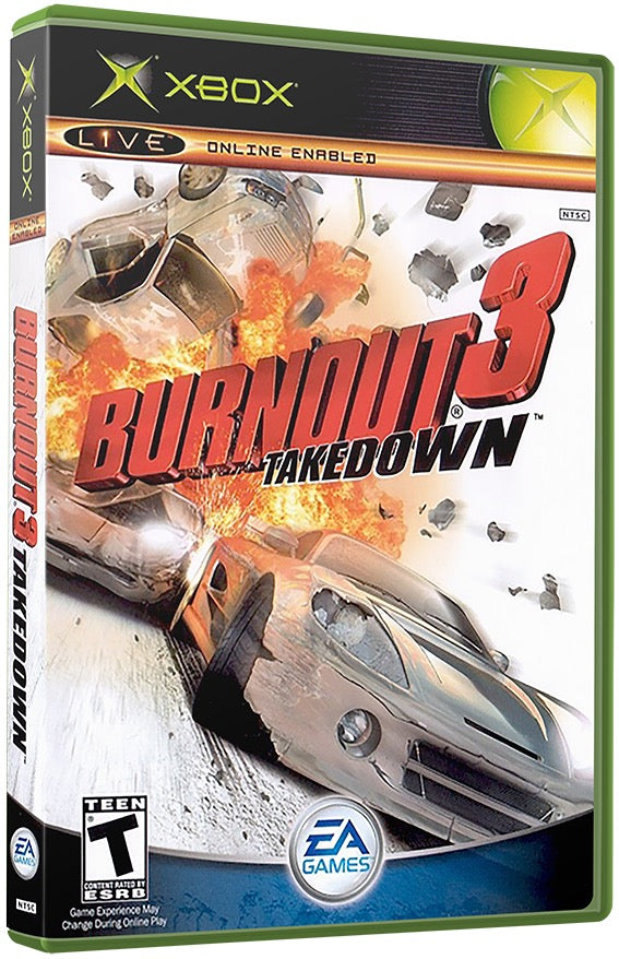 Burnout 3 - Takedown Used Microsoft XBOX Original Video Game