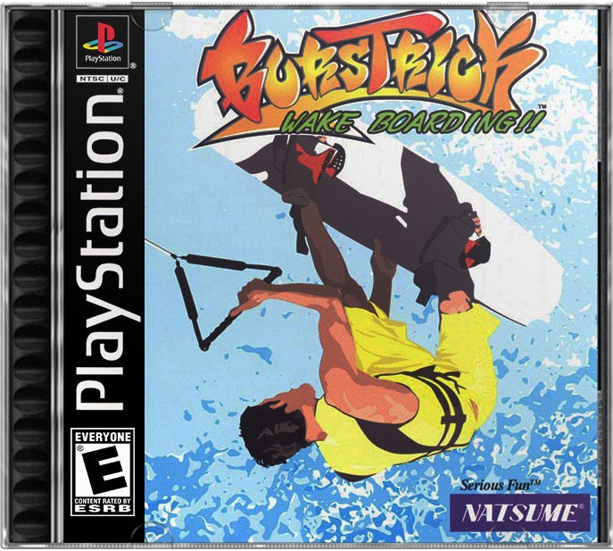 BursTrick - Wake Boarding!! PS1 Sony Playstation 1 Used Video Game