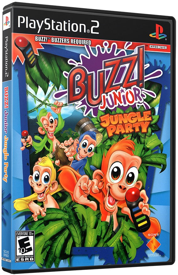 Buzz! Junior - Jungle Party PS2 Sony Playstation 2 Used Video Game PS2