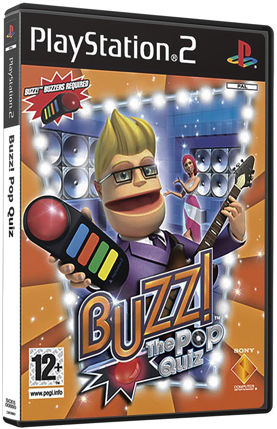 Buzz! Pop Quiz PS2 Sony Playstation 2 Used Video Game PS2