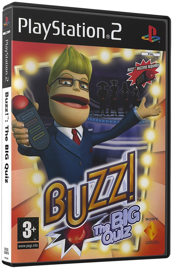 Buzz! The BIG Quiz PS2 Sony Playstation 2 Used Video Game PS2