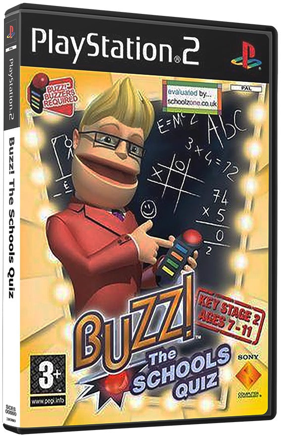 Buzz! The Schools Quiz PS2 Sony Playstation 2 Used Video Game PS2