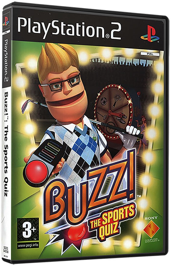 Buzz! The Sports Quiz PS2 Sony Playstation 2 Used Video Game PS2