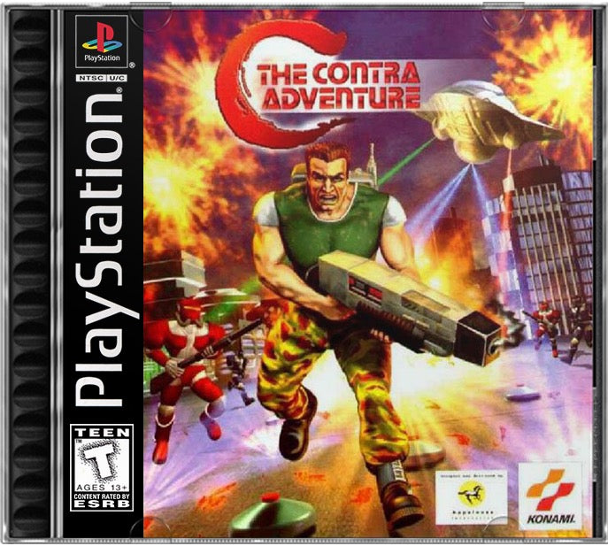 C - The Contra Adventure PS1 Sony Playstation 1 Used Video Game