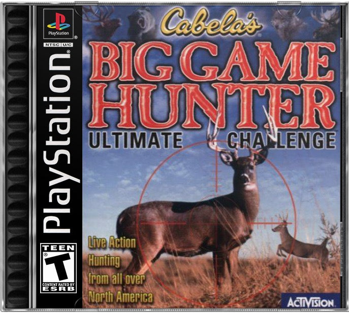 Cabela's Big Game Hunter - Ultimate Challenge PS1 Sony Playstation 1 Used Video