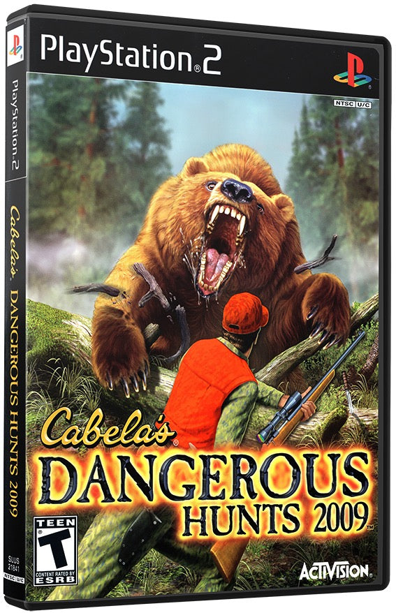 Cabela's Dangerous Hunts 2009 PS2 Sony Playstation 2 Used Video Game PS2