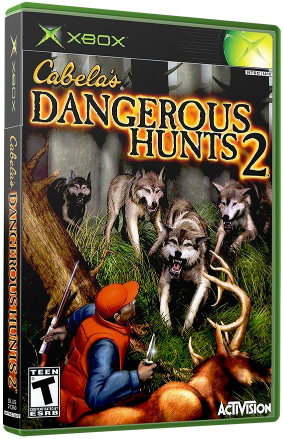 Cabela's Dangerous Hunts 2 Used Microsoft XBOX Original Video Game