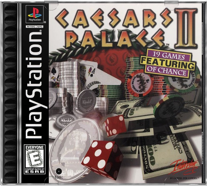 Caesars Palace II PS1 Sony Playstation 1 Used Video Game
