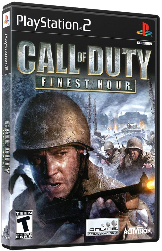 Call of Duty - Finest Hour PS2 Sony Playstation 2 Used Video Game PS2