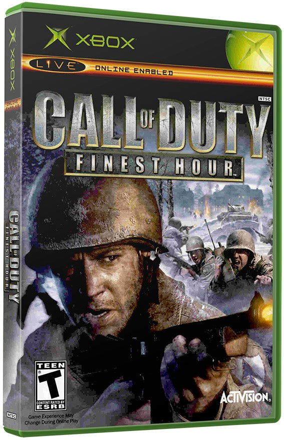 Call of Duty - Finest Hour Used Microsoft XBOX Original Video Game