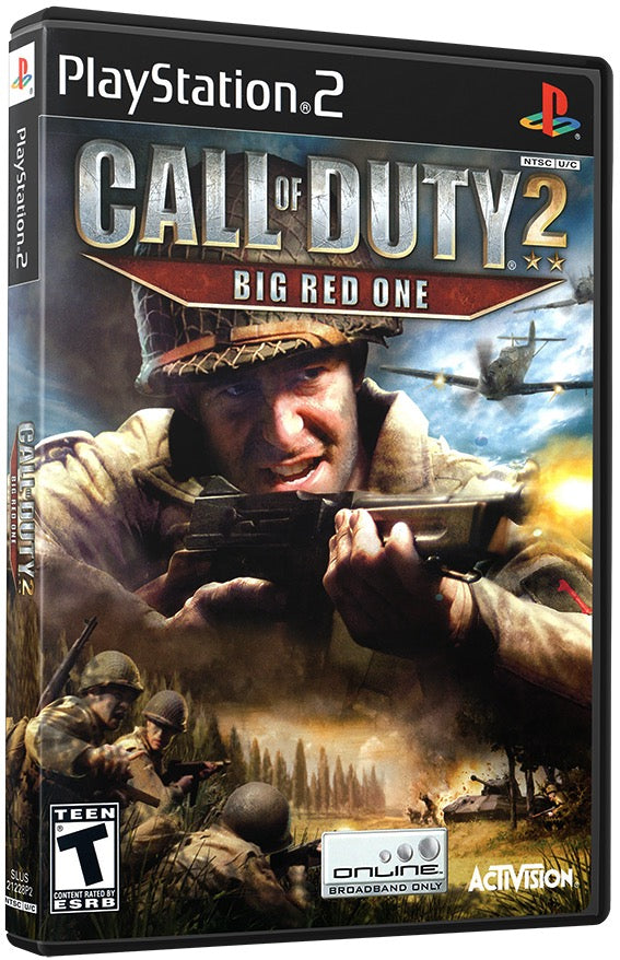Call of Duty 2 - Big Red One PS2 Sony Playstation 2 Used Video Game PS2