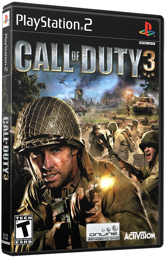 Call of Duty 3 PS2 Sony Playstation 2 Used Video Game PS2