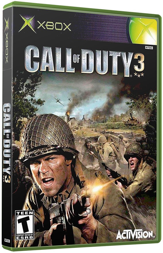 Call of Duty 3 Used Microsoft XBOX Original Video Game