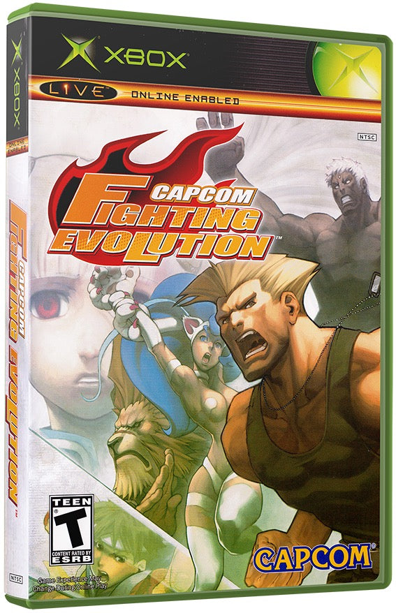 Capcom Fighting Evolution Used Microsoft XBOX Original Video Game