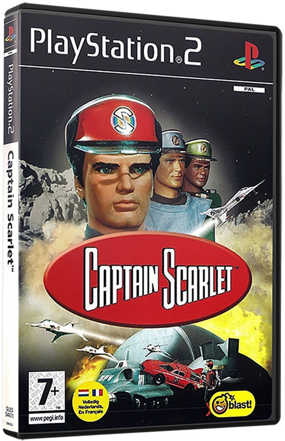 Captain Scarlet PS2 Sony Playstation 2 Used Video Game PS2