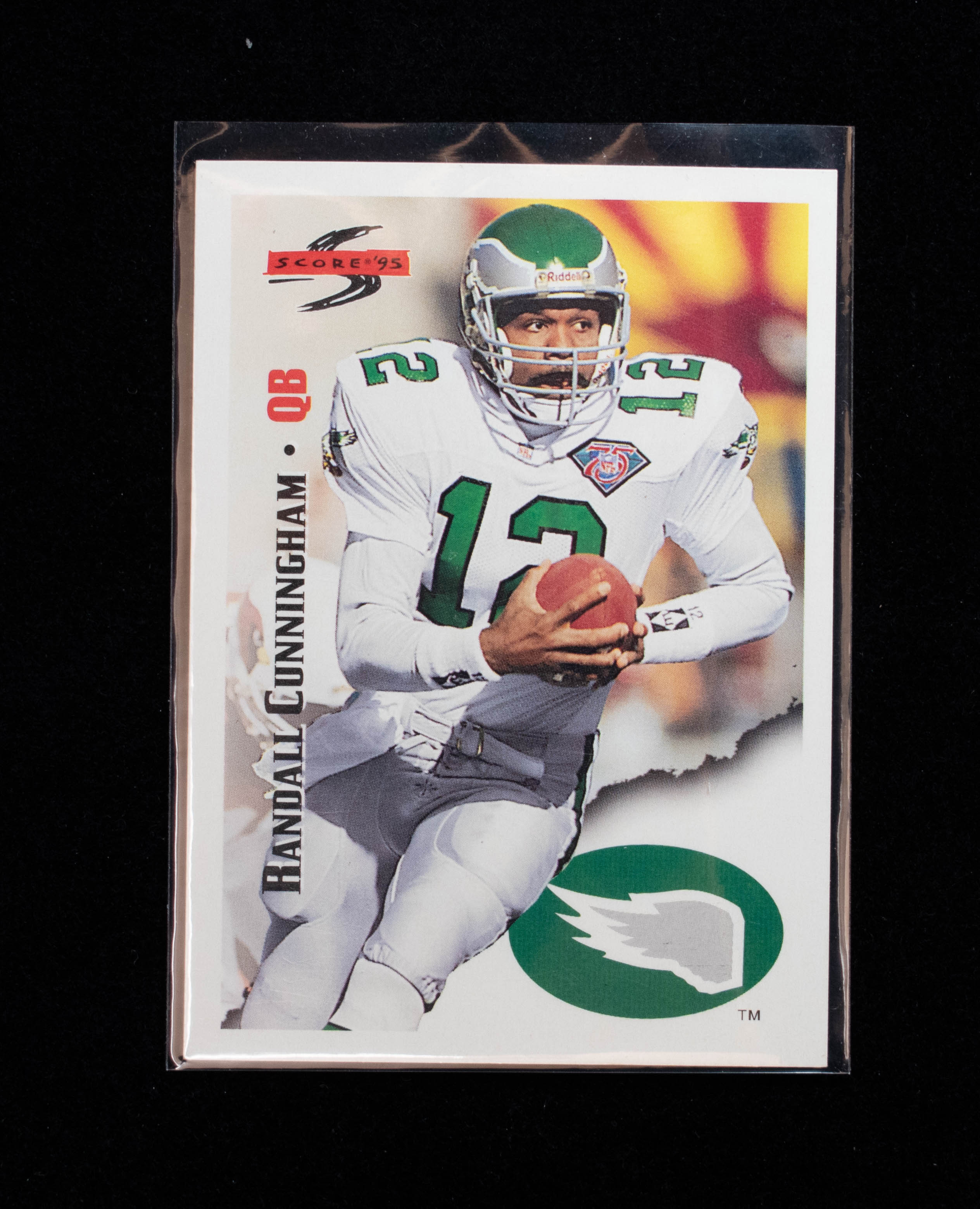 Randall Cunningham 97 Score 1995 Pinnacle NFL Eagles