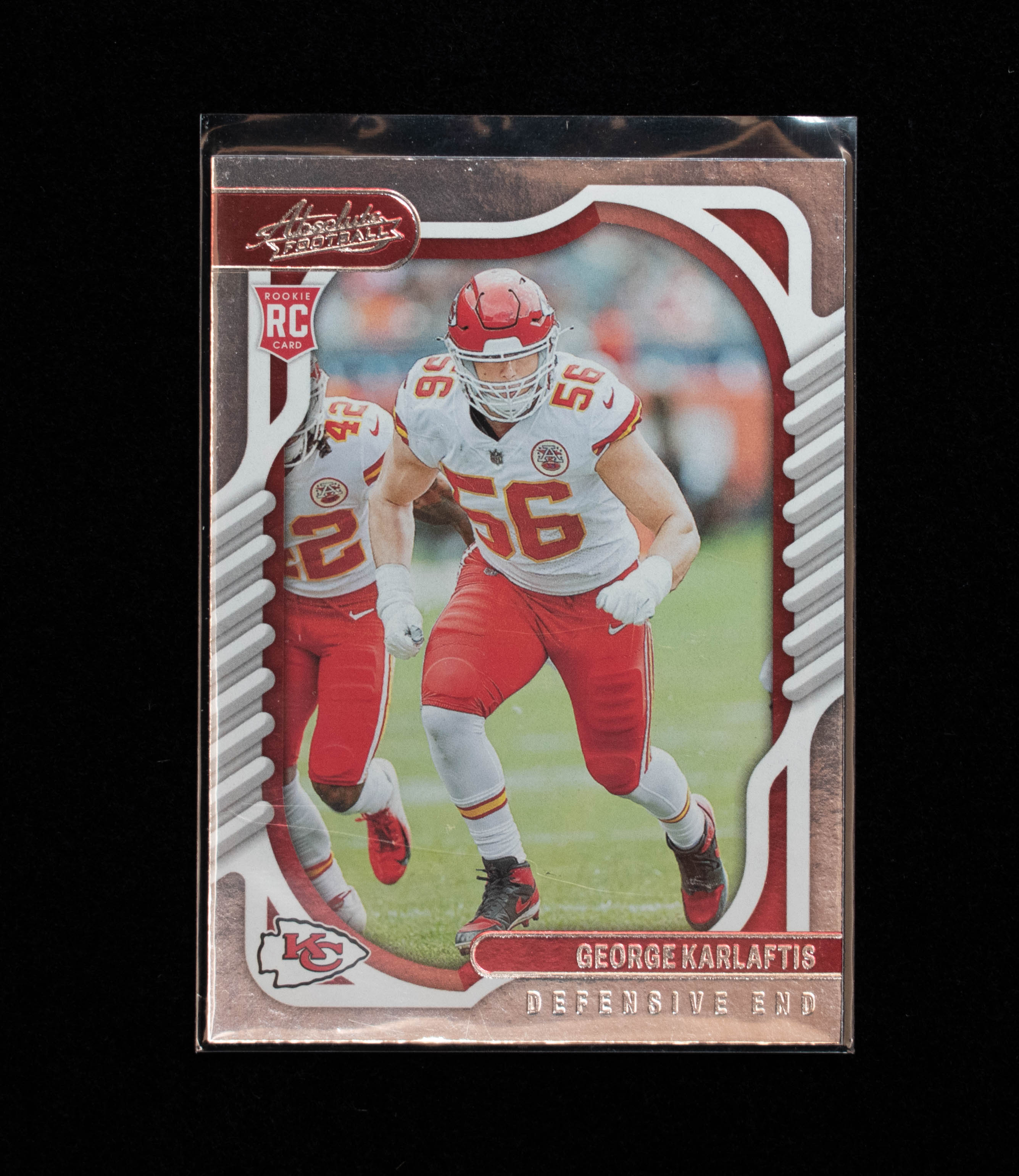 George Karlaftis 162 RC Panini 2022 Absolute Football Kansas