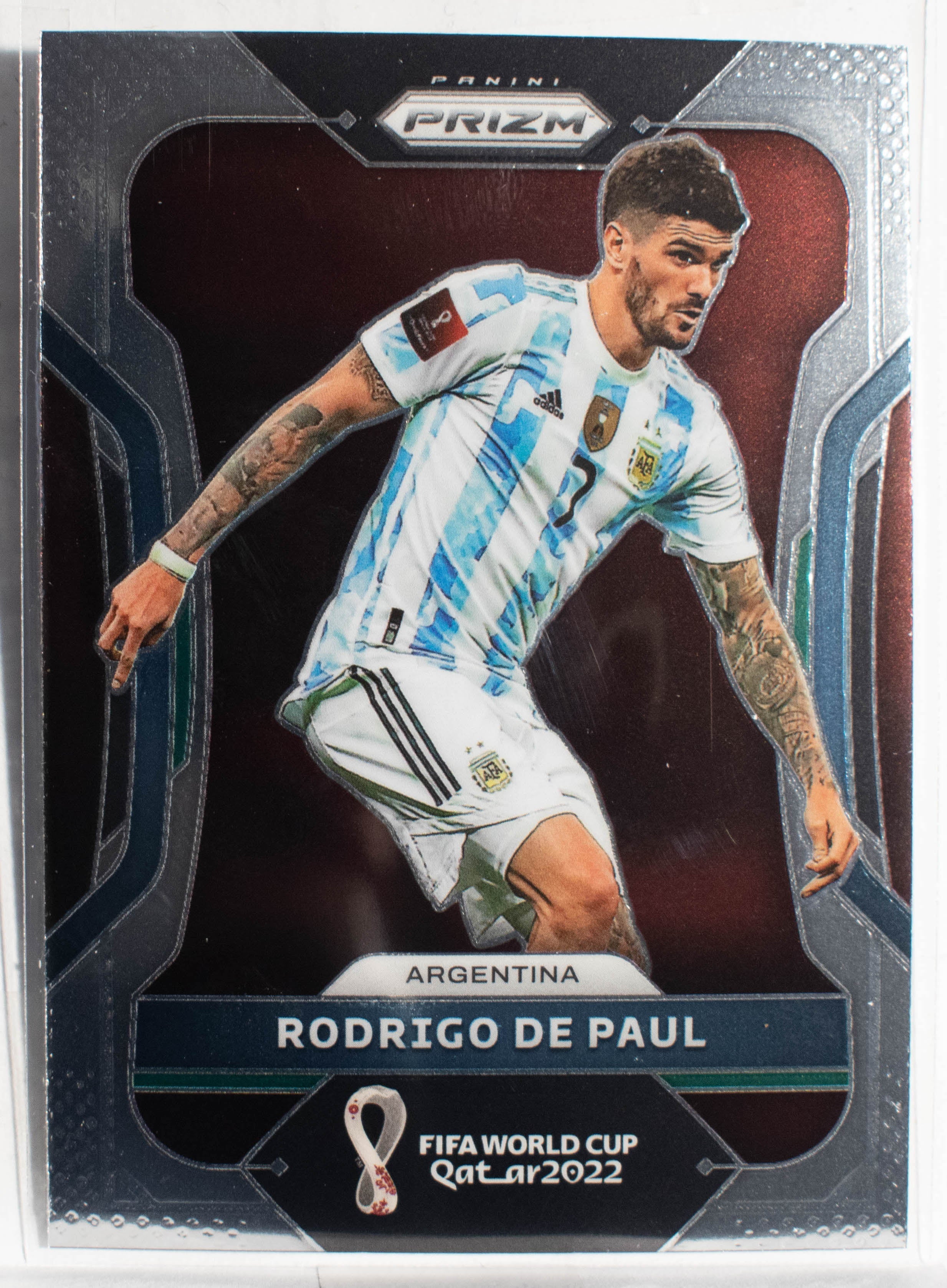 12 Rodrigo de Paul 2022 Panini Prizm FIFA World Cup Road To Qatar