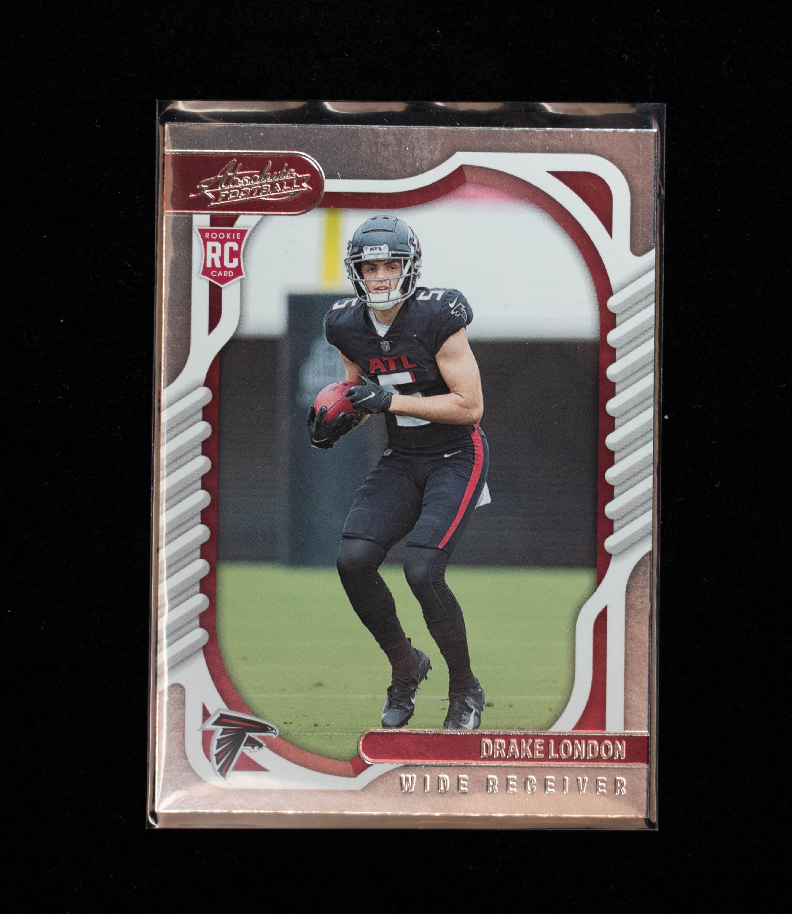 Drake London 107 RC Panini 2022 Absolute Falcons