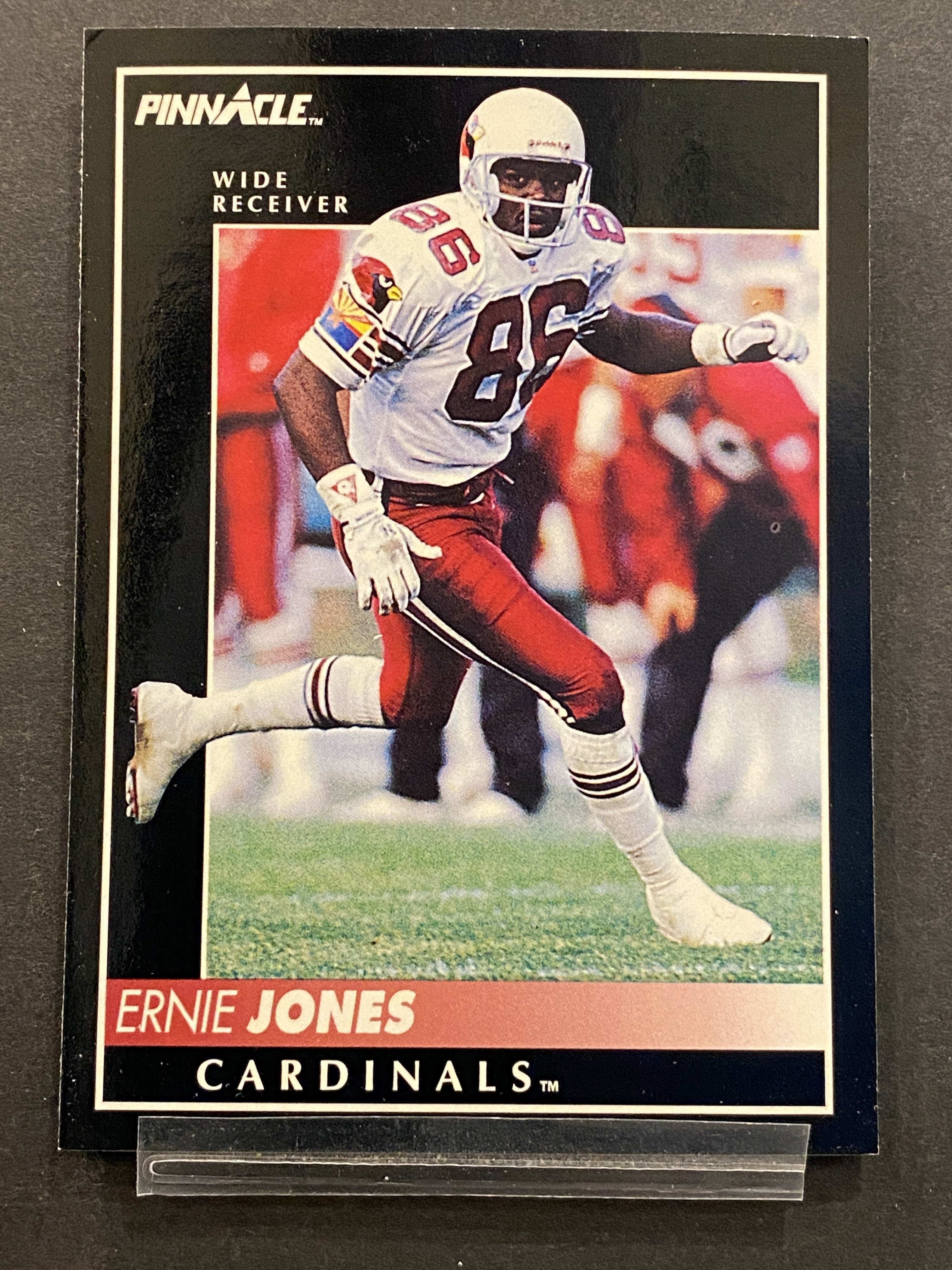 Ernie Jones Pinnacle Football Card Arizona Cardinals